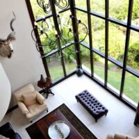 Villa Seaview, Knysna heads villa accommodation; Plenty of glass to open up the views outside
